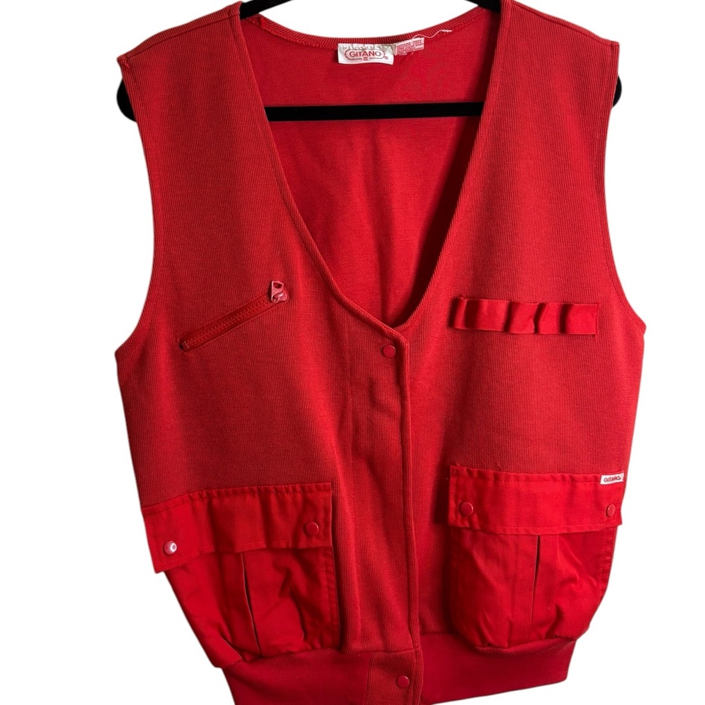 Pendleton Red Sleeveless Vest